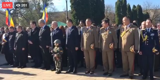 Dragnea, Tudose si Fifor, la Carei de Ziua Armatei