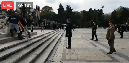 Ziua Armatei. Iohannis, Dragnea, Tariceanu si Tudose, la ceremonia de la Parcul Carol
