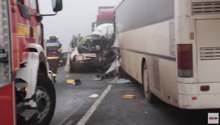 Trei romani au pierit in urma unui accident, in Ungaria (VIDEO)