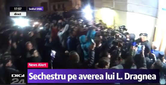 Liviu Dragnea, in fata procurorilor DNA. Nici de aceasta data n-au lipsit colegii-sustinatori