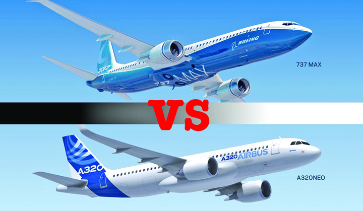 Vanzari istorice pentru Airbus si Boeing