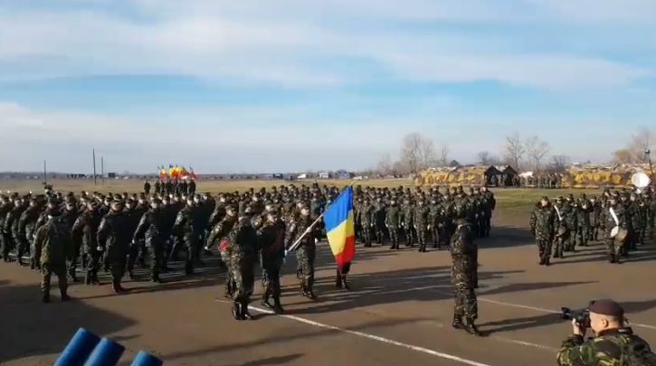 Imagini de la primele repetitii pentru Parada militara de 1 decembrie din acest an