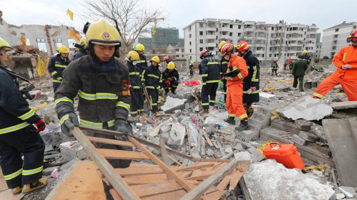 Explozie uriasa in China