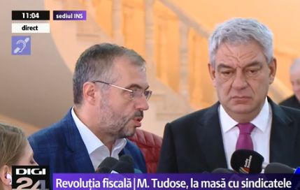 Intrevedere premier-CNSLR Fratia. Tudose: le-am propus si un acord
