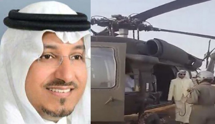 Print saudit ucis in accident de elicopter