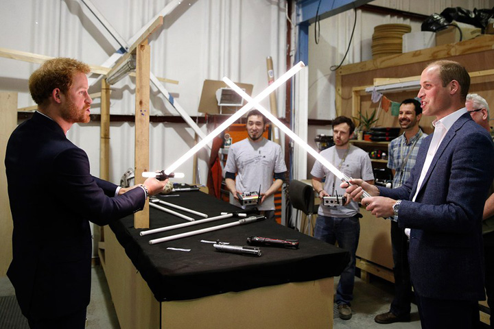 Printii William si Harry vor juca in Star Wars