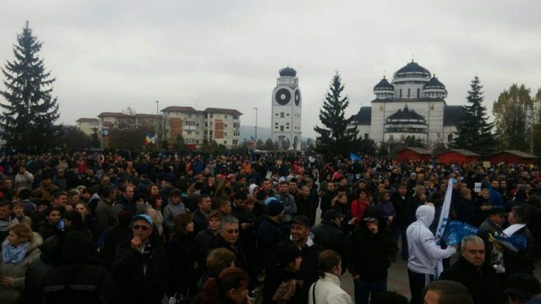 Protest de amploare la Mioveni