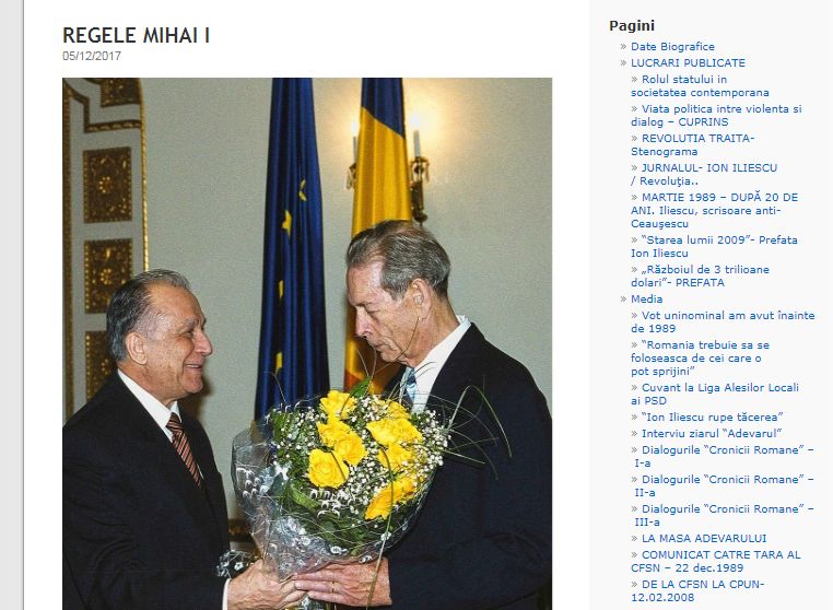 Ion Iliescu, mesaj la moartea Regelui Mihai: Relatia noastra nu a fost simpla