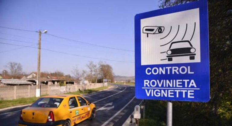 Amenda pentru lipsa de rovinieta se va prescrie