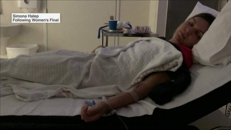 Halep a ajuns la spital dupa finala de la AO