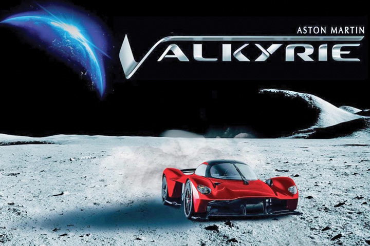 Aston Martin vopsit cu praf de pe Luna