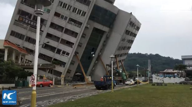Imagini impresionante dupa un cutremur puternic in Taiwan (VIDEO)