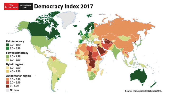 Romania, sub Ghana la capitolul democratie