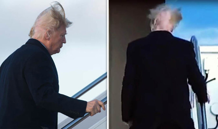 Trump si-a aratat chelia