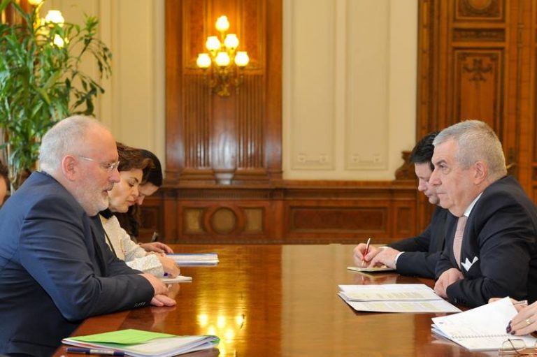 Tariceanu, referire la incheierea MCV in cadrul intrevederii cu Timmermans