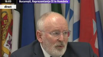 Mesajul lui Timmermans pentru Romania: alergati in continuare, dar nu in directia gresita!