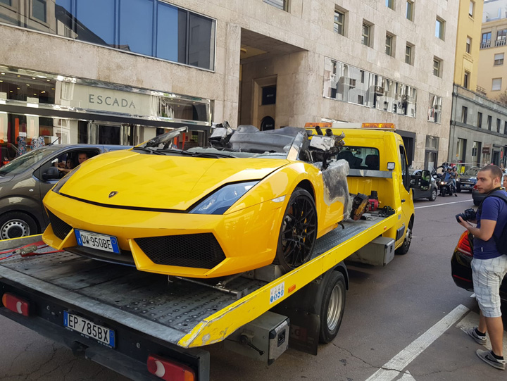 Un Lamborghini… la Milano