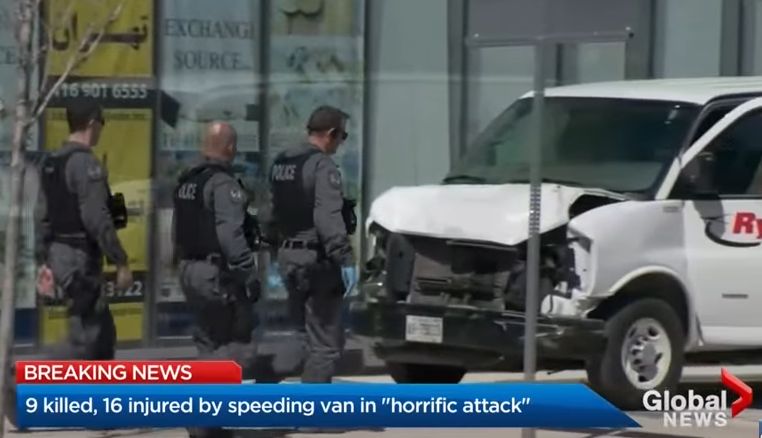 O duba a lovit mai multi oameni, in Toronto: 10 morti (VIDEO)