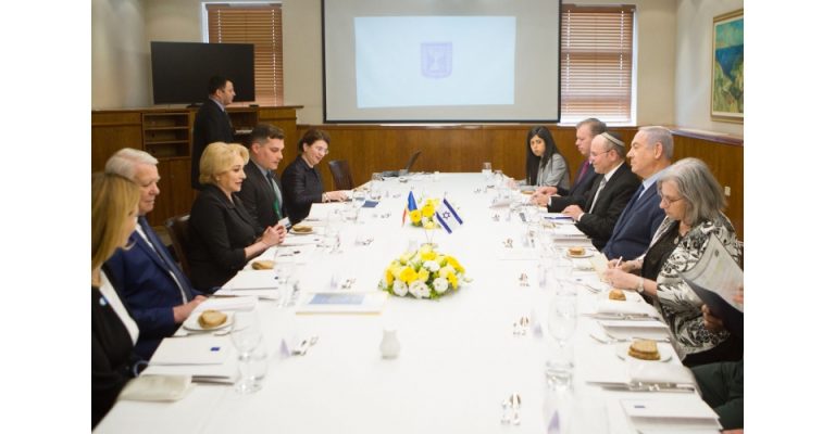 Dancila s-a intalnit cu premierul israelian. Mutarea ambasadei, adusa in discutie (VIDEO)