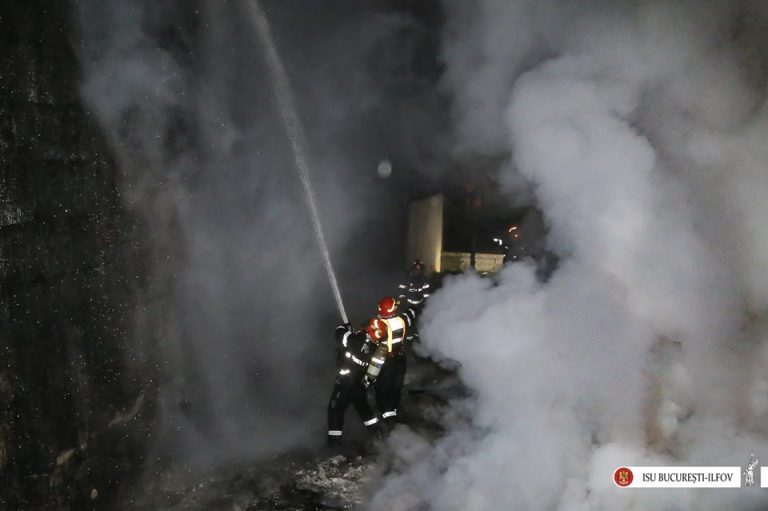 Incendiu puternic in Capitala, de Pasti