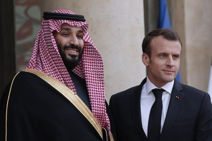 Presedintele Frantei a batut palma cu printul Arabiei Saudite: 18 miliarde de dolari