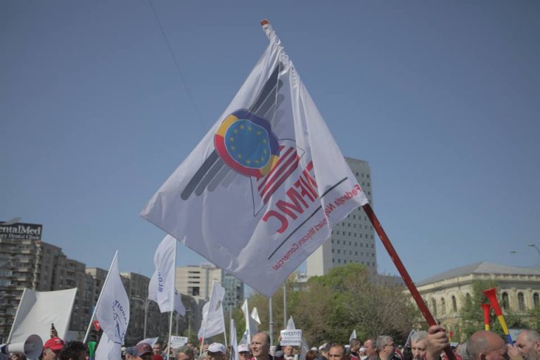 Nou protest la sediul MT. Feroviarii, in strada chiar de ziua lor