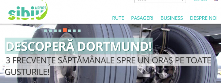 Avion pornit in cursa din Sibiu, cale-ntoarsa din cauza unei pasari