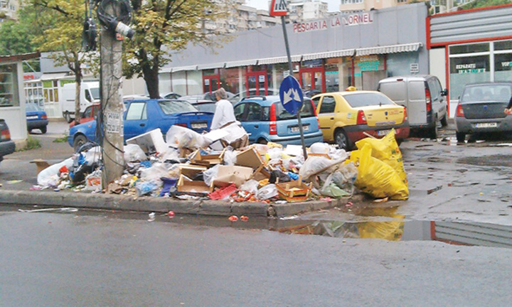 Bucurestenii, nemultumiti de mizeria din orasul lor