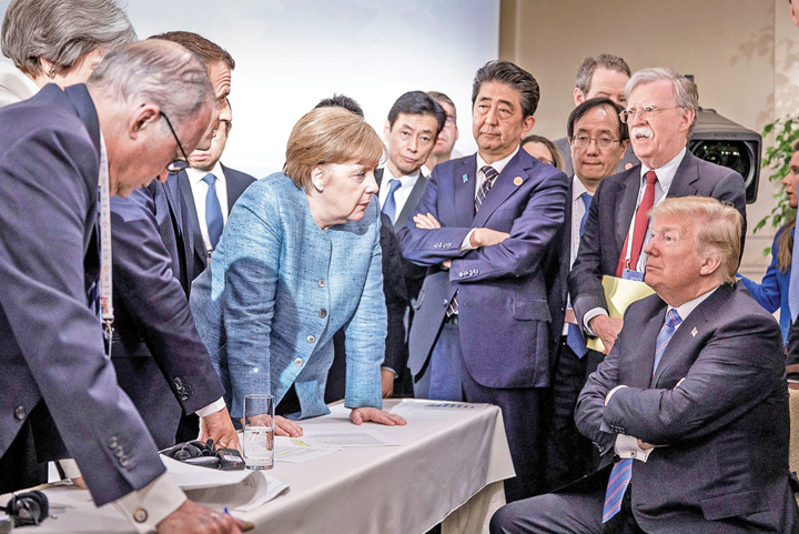 donald-trump-angela-merkel-g7-summit - Ziarul National