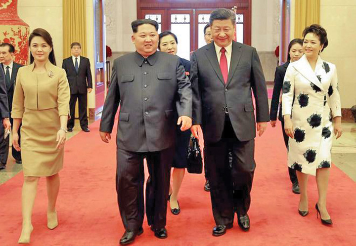 Kim, asul din maneca al Chinei