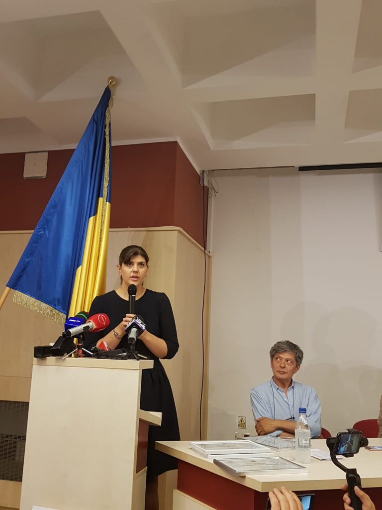 Ce a transmis Kovesi la primirea unui premiu, „in numele DNA”, la Timisoara