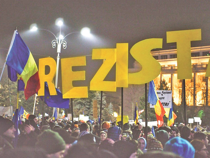 proteste Rezist - Ziarul National