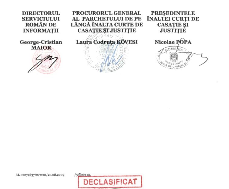 Incertitudine in privinta unei semnaturi de pe protocol
