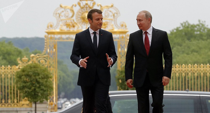 Macron si Putin, in finala