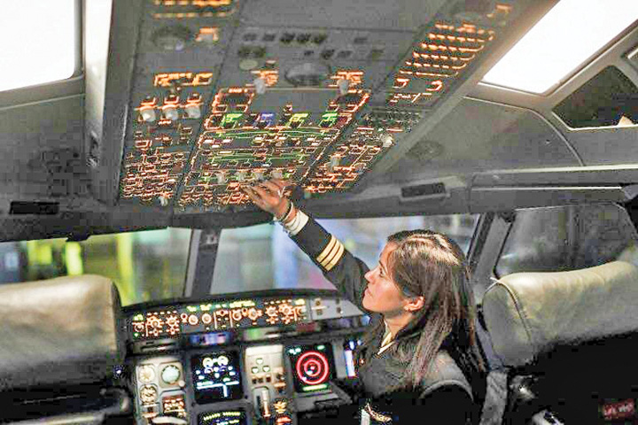 Penurie mondiala de piloti de linie