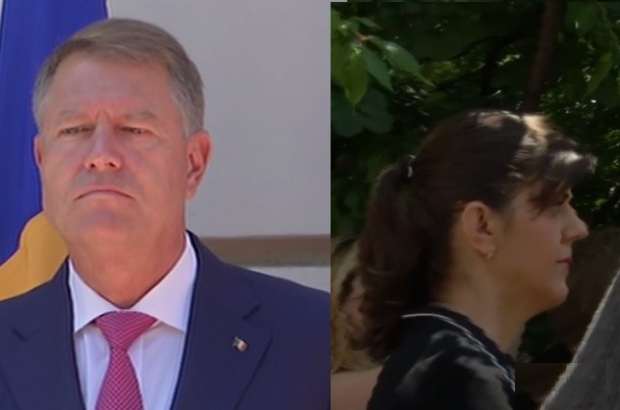 Klaus Iohannis, la receptia de Ziua Frantei. La eveniment a fost si Laura Kovesi