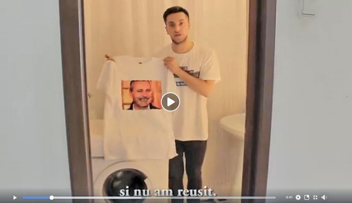 tricou spalat USR - Ziarul National