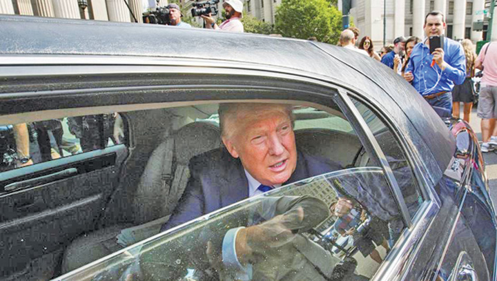 Chitros, Trump nu si-a platit soferul
