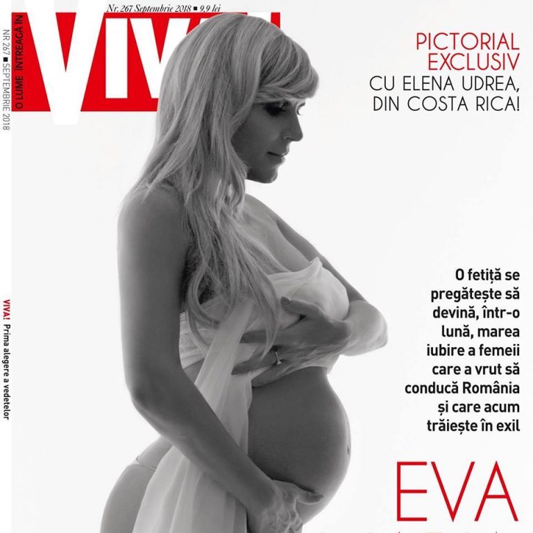 Pictorial cu Elena Udrea, din Costa Rica, insarcinata in luna a saptea
