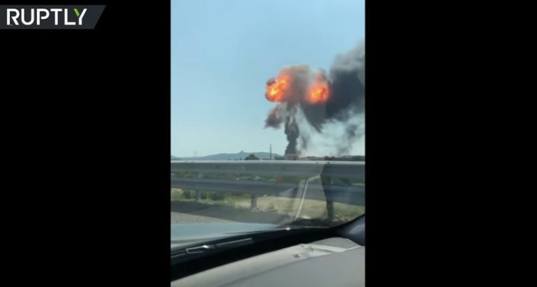 Explozie in apropierea aeroportului din Bologna (VIDEO)
