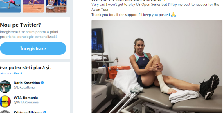 Buzarnescu rateaza US Open. Are un ligament rupt