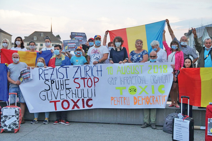Pe malul Lacului Leman se protesteaza high class