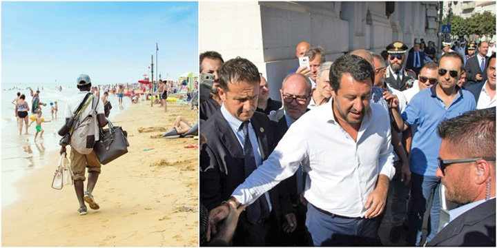 Salvini curata plajele de ambulanti