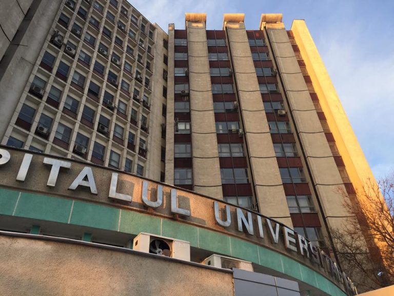 Protest la Spitalul Universitar din Capitala
