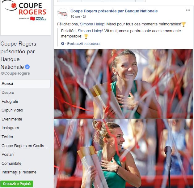 Halep, regina la Montreal, dupa o finala spectaculoasa