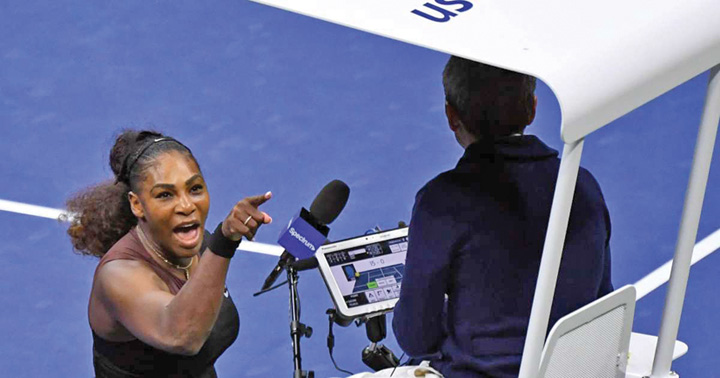 Serena Williams, criza de nervi la US Open