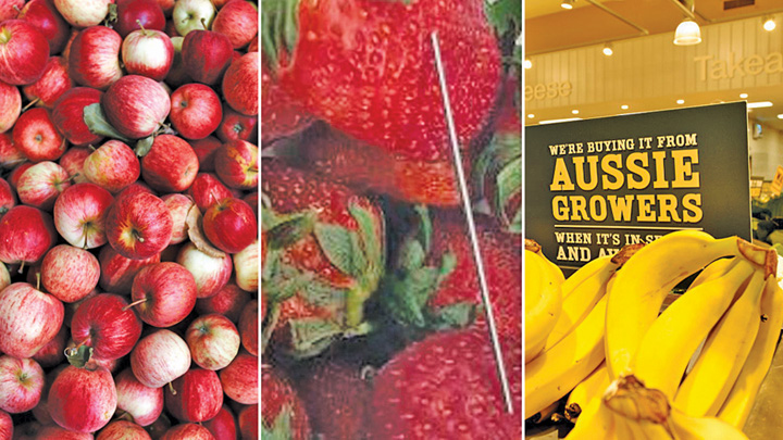 Terorism comercial in Australia: dupa capsuni, ace in banane si mere