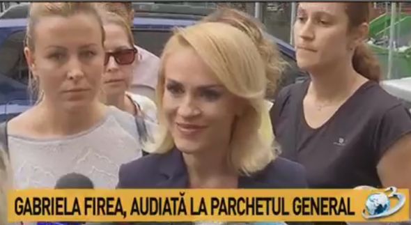 Gabriela Firea, la Parchetul General: Intotdeauna vorbesc numai pe baza de argumente
