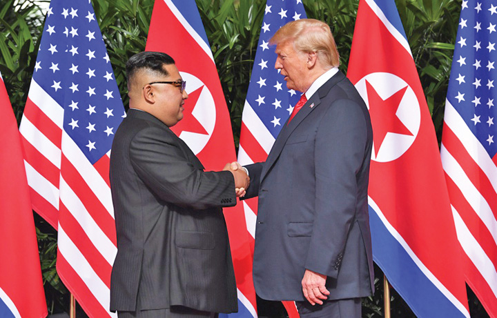 Kim mai vrea odata cu Trump