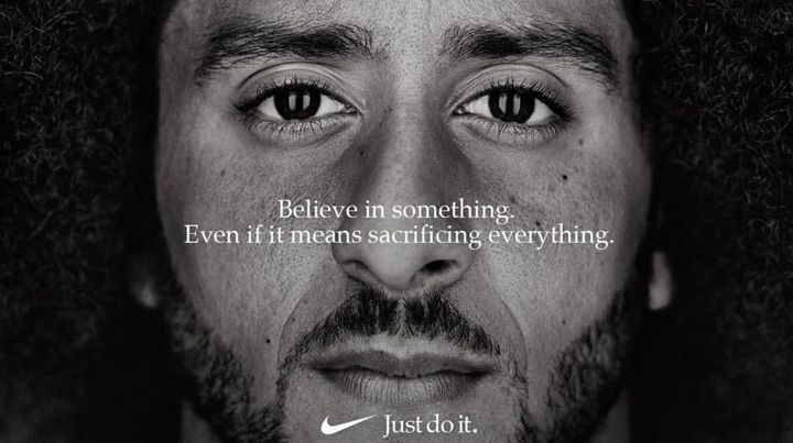 Nike, campanie cu iz politic